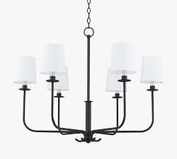 Barker Round Metal Chandlier (26&quot;-36&quot;)