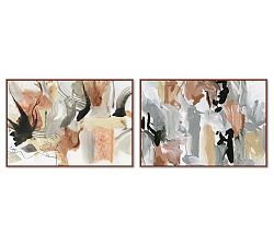 Hints of Gray Framed Canvas