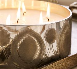 Vintage Wreath Candle