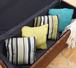 Bellflower All-Weather Wicker Storage Bench