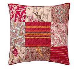 Georgia Patchwork Sham - Red