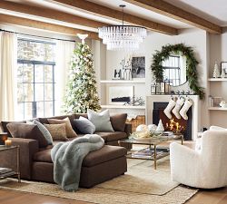 Mable Textured Glass Round Chandelier (37&quot;)