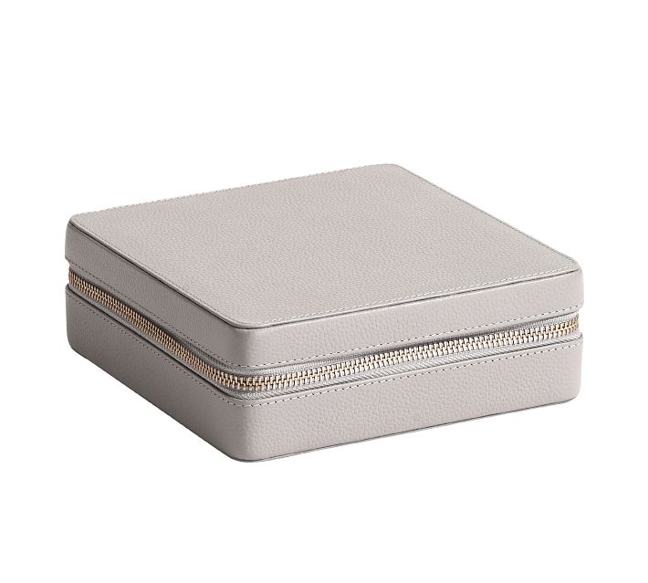 ギフトにも☆Pottery Barn☆レザー ジュエリー トラベルケース Quinn Jewelry Travel Case | Pottery Barn