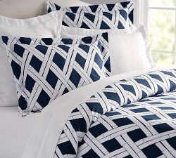 Cera Trellis Print Duvet Cover &amp; Shams