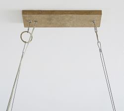 Faux Antler Linear Chandelier (53&quot;)