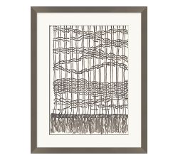 Neutral Macram&#233; Paper Print
