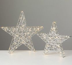 Outdoor Starry Night Stars, Set of 2