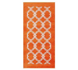 Scroll Tile Jacquard Beach Towel