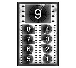 Silver Screen Framed Print