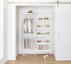 Essential&#160;Reach-In&#160;Closet by Hold Everything,&#160;5' Hanging System with&#160;Shoe Storage&#8203;