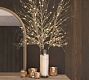 Lit Frosted Faux Berry Twig Branches - Set of 3