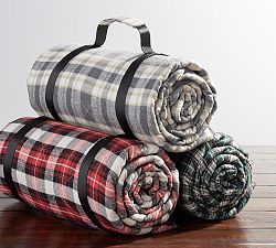 Plaid Carry Along Throw