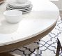 Alexandra Round Marble Pedestal Dining Table