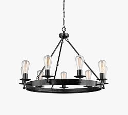 Rosswood Metal Chandelier (25&quot;-31&quot;)