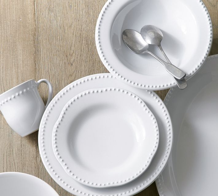 Emma Beaded Dinnerware Sets Pottery Barn