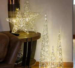 Outdoor Starry Night Stars, Set of 2