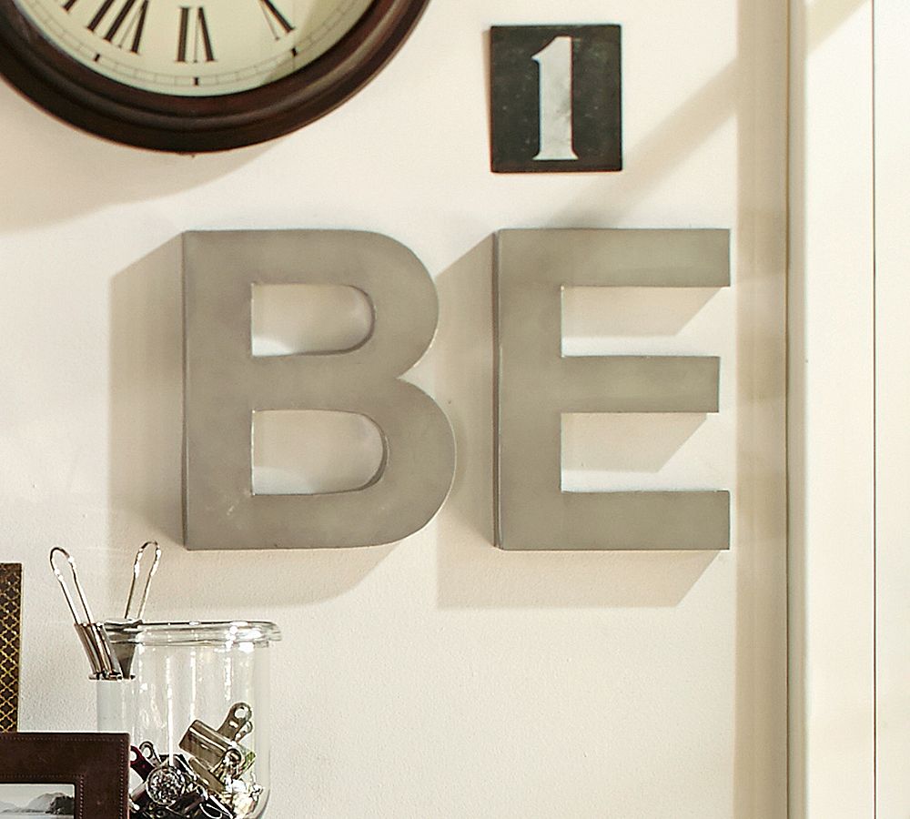 Metal Letters - Silver