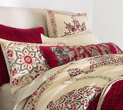 Catarina Printed Suzani Percale Duvet Cover &amp; Shams