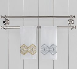 Embroidered Hand Towels - Set of 2