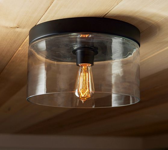 Frances Glass Flush Mount (12")