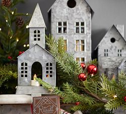 Galvanized Village Stocking Holder