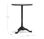 Rae Round Marble End Table (20&quot;)
