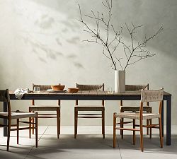 Kayla Reclaimed Teak Extendable Outdoor Dining Table