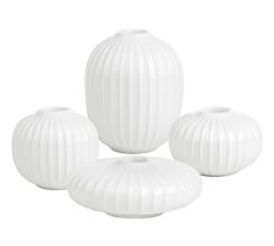 K&#228;hler Hammershoi White Porcelain Candle Holders