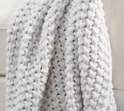 Open Box: Bayside Seed Stitch Throw Blanket