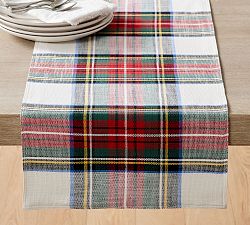 Open Box: Stewart Plaid Cotton Table Runner