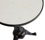 Rae Round Marble End Table (20&quot;)
