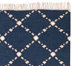 Dot 'N Dash Recycled Yarn Outdoor Rug Swatch
