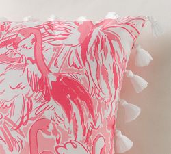 Outdoor Lilly Pulitzer Printed Pillow - Pink Colony