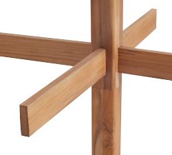 Teak Outdoor Towel Rack
