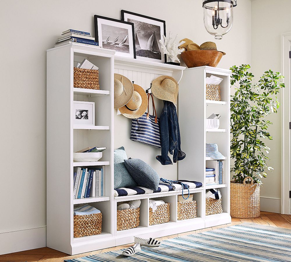 Aubrey 4-Piece Entryway Set With Bookcases