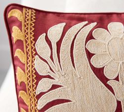 Bremen Embroidered Pillow Cover