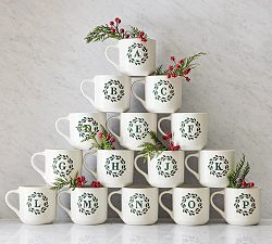 Holly Alphabet Mug