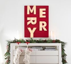 Marquee Merry Sign