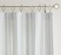 Hawthorn Striped Cotton Rod Pocket Curtain