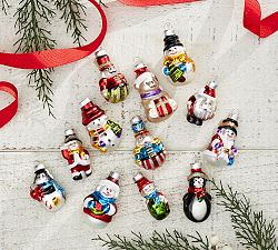 Mini Figurine Ornaments, Set of 16
