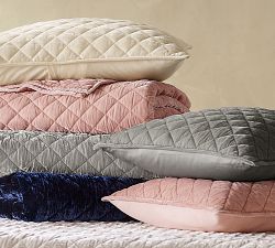 Nia Velvet Sham - Bronze