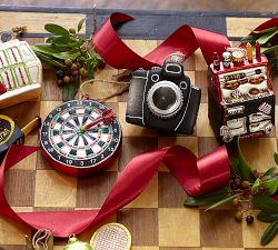 Vintage Camera Glass Ornament