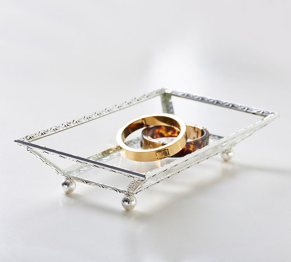 Antique Silver Display Tray