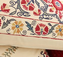 Catarina Printed Suzani Percale Duvet Cover &amp; Shams