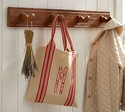 Rustic Cabide Row of Hooks