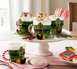 Elf Figural Stoneware Mug