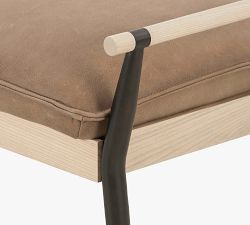 Nico Leather Bench