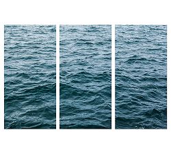 Wave Triptych Canvas Print
