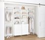 Essential&#160;Reach-In&#160;Closet by Hold Everything,&#160;8' Hanging System with&#160;4 Drawers&#8203;