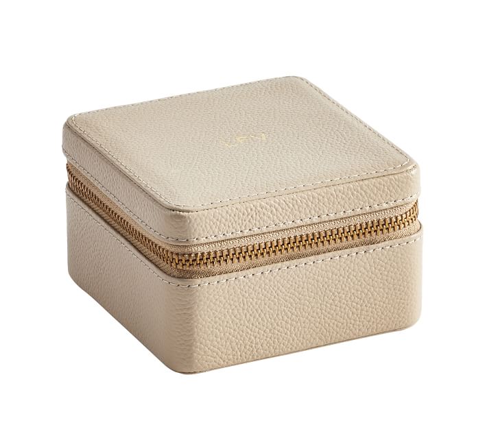 ギフトにも☆Pottery Barn☆レザー ジュエリー トラベルボックス Quinn Jewelry Travel Case | Pottery Barn
